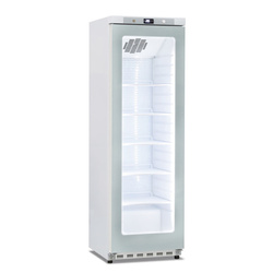 Szafa chłodnicza przeszklona GN 400 G biała