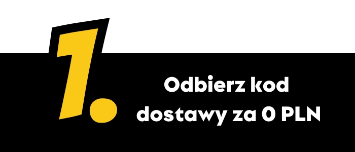 Odbierz kod dostawy za 0 PLN