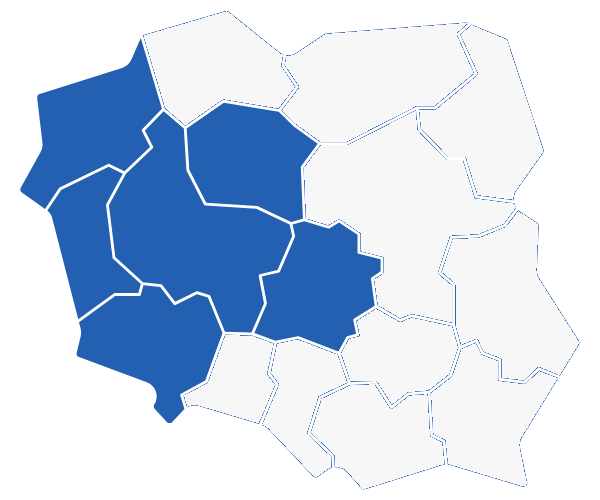 Obszar świadczenia usług montażowych