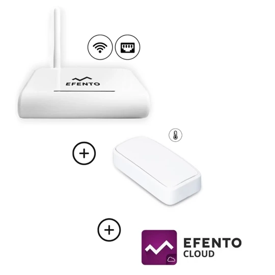 Zestaw monitorowania temperatury z gatewayem Efento